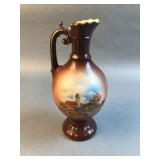 Antique Czechoslovakia Porcelain Ewer Pitcher