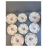 Homer Laughlin Eggshell Nautilus Plates Lot of 8