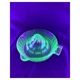Uranium Glass Citrus Juicer Reamer ï¿½ Depression
