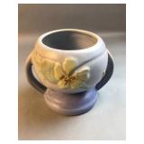Weller Pottery blue panella double handled vase