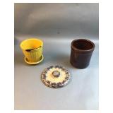 (3) pottery components