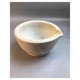 Vintage Acid Proof Mortar ï¿½ Laboratory Porcelain