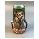 5 1/4ï¿½ tall Art Nouveau Majolica Style Vase w/