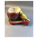 McCoy vintage unmarked bird planter circa 1949s