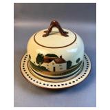 Watcombe Torquay pottery butter dish