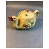 Vintage Japan Duck Teapot ï¿½ Hand Painted Figural