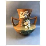 Roseville Pottery Magnolia handled vase 93-9