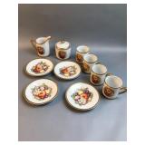 Andrea by Sadek Tea Set for 4 ï¿½ Cups, Saucers,