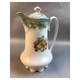 Antique German  P.K. Silesia Porcelain Chocolate