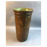 Antique Red Wing Union Stoneware Pottery Vase w/