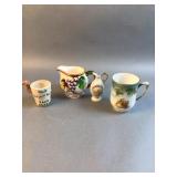 Vintage Small Ceramic Lot ï¿½ Mini Pitchers,