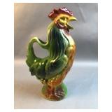 F.H. McDonald California Pottery Rooster  Pitcher