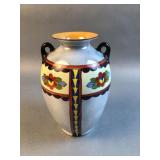 Trico China Vase Hand Decorated Nagoya Japan Art