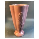 McCoy Pottery # 592 Dusty Rose vase 8 1/2ï¿½