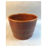 Vintage Brown Glaze Stoneware Crock Bowl ï¿½ 8ï¿½