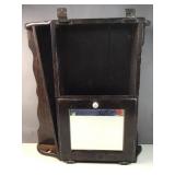 rustic wooden wall-mounted cabinet With hinge