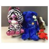 ( 4) Beanie Babies 2 large 2 small