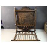 vintage oak wall-mount