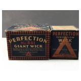(2)  antique heater stove wicks
