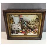 Shop built abstract shadow box