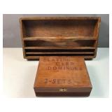 Empty shop built wood game chest