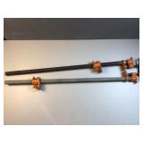 pipe clamps with pipe