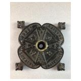 Antique Womens Relief Corps cast iron flag pole