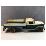 Rustic Patina filled pressed steel toy truck