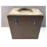 Vintage record file box