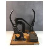 Rivet punch tool set - cast iron
