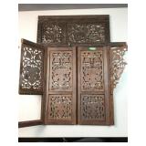 Table top wood section divider