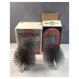 (2) chimney sweep brush heads
