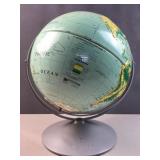 vintage light weight hallow globe metal base