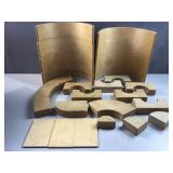 Vintage childrens wood play set / woodworkers insp
