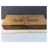 vintage wood cigar box