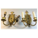 Vintage pair CB Roger's pat. 1921 pot metal