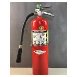out of date fully charged fire extinguisher