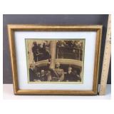 Vintage historical shipboard scene photo