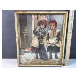 vintage framed art