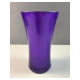 Purple glass vase