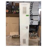 Vintage metal school locker metal