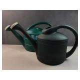 (2) plant watering cans - plastic