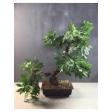faux office plant decor
