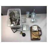 Tin metal house kits & other items