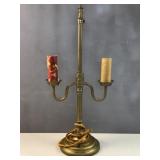 brass light fixture
