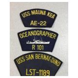 US NAvy Service member patches