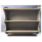 Waynes coating shop built wall shelf