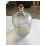 Large 5 gallon glass jug with rubber cork Large 5 gallon glass jug with rubber cork