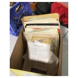 Box of sheet music Box of sheet music