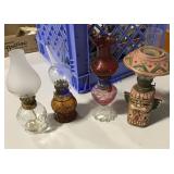 4 small oil lamps 4 small oil lamps